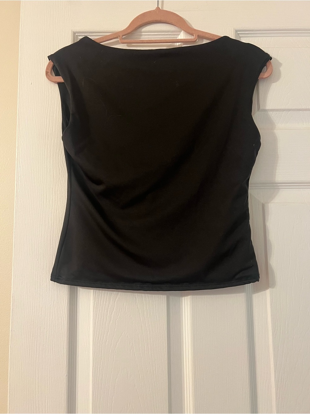 Women's Black Sleeveless Top